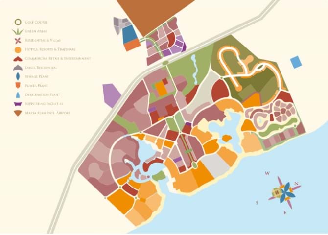 Port Ghalib’s components plan